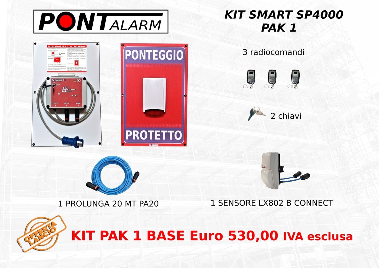 Kit PONTALARM SMART SP4000 PAK1 BASE LX